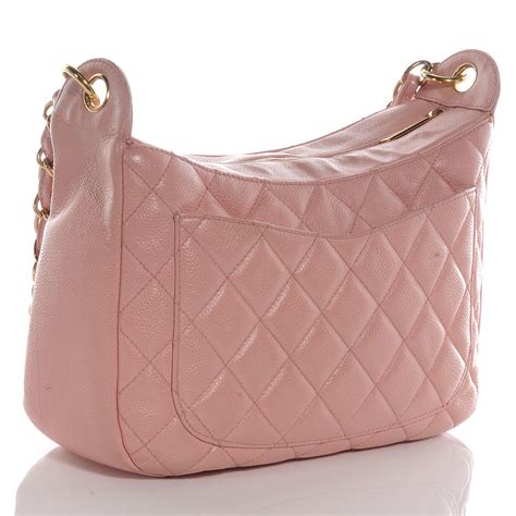 pink Chanel shoulder bag